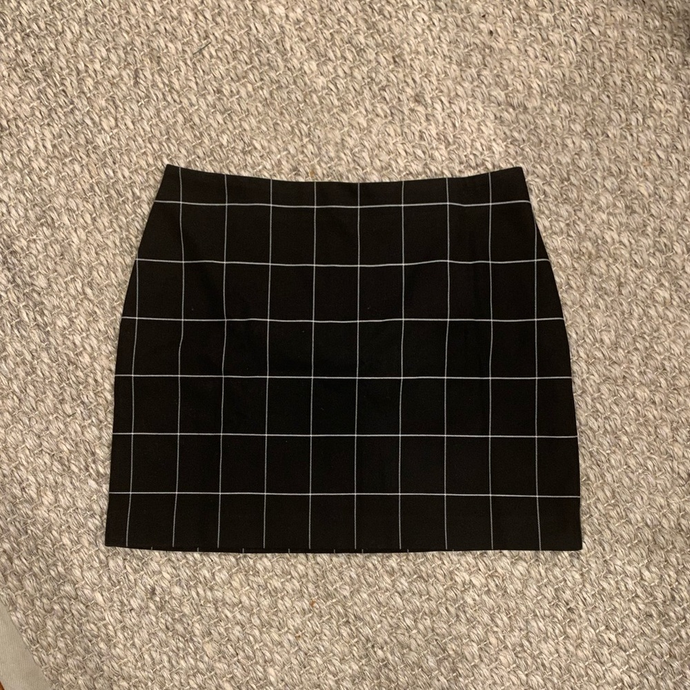 H&M Windowpane Mini Skirt - Picture 2 of 4